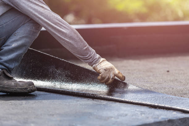 Professional Waterproofing technician working in South Milford, IN